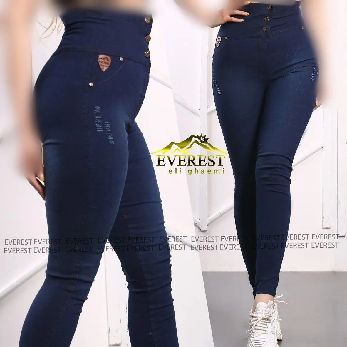 شلوار جین گندار زنانه از سایز 36 تا 60 - شلوار لی سایز بزرگ
